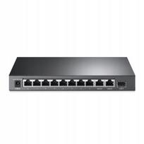 Tinklo jungiklis TP-Link TL-SL1311MP, 8 PoE+ (124W), 2GbE, 1 SFP, skirtas vaizdo stebėjimui