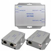 PoE signalo stiprintuvas EXT-POE2, iki 100 m, 2 IP kameroms, PULSAR