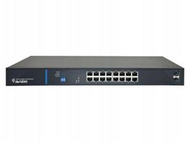 Tinklo jungiklis AVIZIO, 16 RJ45 PoE+ prievadų, 1Gb/s, 2 SFP uplink