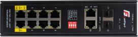 Pramoninis POE jungiklis Getfort, 8 GE, 2 GE, 2 SFP, -40/80°C