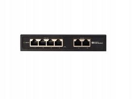 Pasivus PoE jungiklis 4x 10/100Mbps 802.3af/at, 2x uplink 10/100Mbps