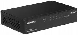 Tinklo jungiklis Edimax GS-1005E, 5 portų, gigabitinis, metalinis korpusas