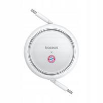 USB-C į USB-C 100W įkrovimo laidas Baseus, baltas, Bayern Edition