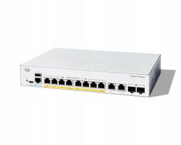 Tinklo jungiklis CISCO Catalyst 1300, 8 PoE gigabitiniai prievadai, 2x1G Combo