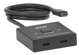 USB C jungiklis Club3D CSV 2511, dvikryptis, 8K/4K, PD 100W