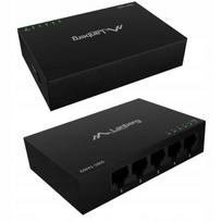 Tinklo jungiklis LANBERG, 5x1Gb/s, nevaldomas, metalinis korpusas, 12V