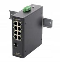 Pramoninis PoE komutatorius Pulsar ISFE98, 8x PoE 802.3af 2.5GbE, 1x SFP+ 10Gbps