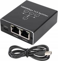 LAN tinklo adapteris iš 1 į 2, 2x RJ45, Gigabit Ethernet, 1000Mb/s