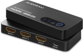 HDMI perjungiklis AVIDGRAM 2.1, 2 į 1, 8K 60Hz, 4K 120Hz