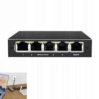 5 prievadų gigabitinis Ethernet komutatorius, 10Gbps pralaidumas