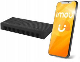 Komutatorius Imou SF108C, 8 prievadų, 100Mb/s, plastikinis korpusas