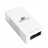 Ethernet tinklo PoE stiprintuvas RJ45, 2x 1000Mbps, signalui iki 350 m