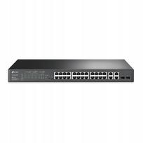 Tinklo jungiklis TP-LINK Omada, 24 prievadų, 10/100Mbps, su PoE+