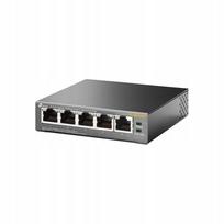 Tinklo jungiklis TP-LINK TL-SG1005P, 5x RJ-45, 4x PoE+, gigabitinis, 65W, metalinis