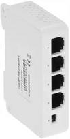 PoE komutatorius DELTA NETWORK SPT-POE/3-POE-DIN-E, 4 jungčių, su extender funkcija