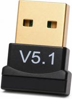 USB „Bluetooth 5.1“ adapteris kompiuteriui, suderinamas su Windows