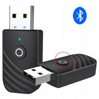 Bluetooth adapteris 3 viename: siųstuvas, imtuvas, 3,5 mm AUX, USB 5.0