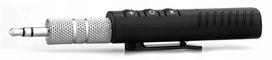 Belaidė Bluetooth garsiakalbio laisvų rankų įranga, juoda, su AUX ir minijack
