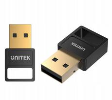 Bluetooth adapteris UNITEK B105B, USB-A, Bluetooth 5.3, EDR, iki 30 m, juodas
