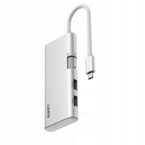 USB-C hubas OfficeDok UH-CUH02, 6 jungtys: USB-A, HDMI 4K, 100W, 10Gbps