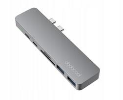 Adapteris Dodocool 7in1: USB 3.0, HDMI, SD/TF kortelių skaitytuvas, PD įkrovimas