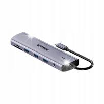 Adapteris Unitek USB-C 11in1, 4K@30Hz, RJ45, PD 100W