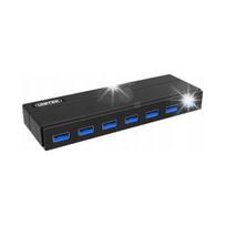 USB šakotuvas Unitek Y-3184, 7x USB 3.0, su maitinimo adapteriu