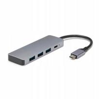 USB šakotuvas Amazon Basics, 3.2/3.1 Gen 2, 10Gb/s, USB-C į 1 USB-C ir 3 USB-A lizdus