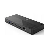 Jungiklis Unitek 2xUSB-C KVM, HDMI, USB, Micro SD, 11 jungčių, RJ-45