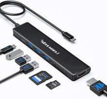 USB šakotuvas Extreme, 8 lizdai