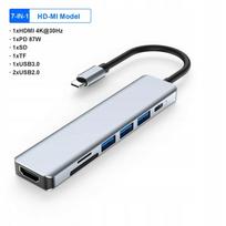 USB-C 7-in-1 jungtis su 4K HDMI