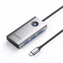 USB-C šakotuvas Orico PW11-6P, 6 jungtys, HDMI 4K 30Hz, USB 3.0 5Gbps, aliuminis