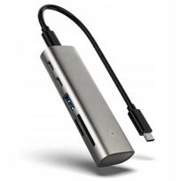 USB-C šakotuvas 6-in-1, aliuminis, greitas duomenų perdavimas