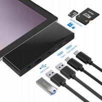 USB-C šakotuvas SH867, skirtas Surface Pro 7, su kortelių skaitytuvu