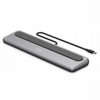 Prievadų stotelė DIGITUS USB-C, 12 jungčių, 2x HDMI, 1x DisplayPort, 8K/30Hz