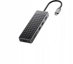 USB-C šakotuvas su 9 jungtimis ir HDMI