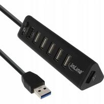 USB šakotuvas InLine 66763, USB 3.2 Gen 1, Type-A, 500