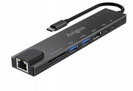 USB-C skirstytuvas AVIGERS 8-in-1, 100W PD, 4K HDMI
