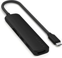 USB-C šakotuvas SLIM PLUS 6-in-1, HDMI 4K, 100W PD, SD kortelių skaitytuvas