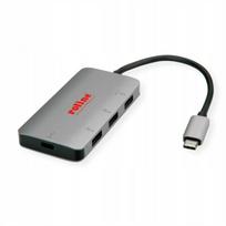 USB šakotuvas: 3x USB 3.2 Gen 1, 1x USB-C, 4 jungtys