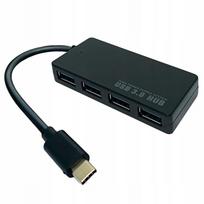 USB-C 3.1 šakotuvas, 4 x USB 3.0, plonas