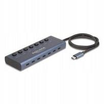 USB šakotuvas Delock, 6 x USB-C, 1 x USB-C Power Delivery