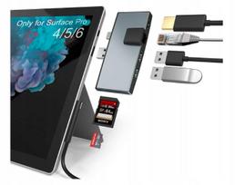 Adapteris Bawanfa HUB 6-in-1: 2x USB 3.0, HDMI, RJ45, SD/TF kortelių lizdai