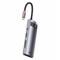 USB šakotuvas Baseus Metal Gleam Series 7-in-1, USB-C, HDMI, skaitytuvas