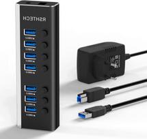 USB šakotuvas, 7 lizdai, 5908040718464