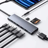 USB šakotuvas, 9 lizdai, 5908040735324