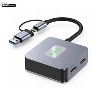 USB maitinimo adapteris, 2x USB-A, 2x USB-C, 10Gbps, USB 3.2