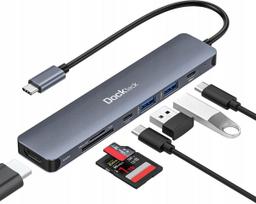 USB-C adapteris su 7 jungtimis Dockteck DD0039