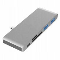 USB-C 5-i-1 microSD kortelių skaitytuvas ir HUB