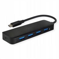 USB šakotuvas VALUE, 4 lizdai, USB-C, 5Gb/s, USB 3.2 Gen 1